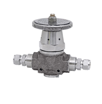 Manual balanced stop valve